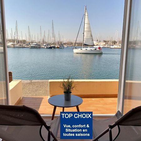 Studio - Les Pieds Dans L'Eau Agreable En Toutes Saisons 4 Couchages - Climatisation - Parking Prive - Piscine Sur Mer - Vue Magnifique Et Rare - Situation Optimum - Les Argonautes - Ile Des Pecheurs - Cap D'אגדה מראה חיצוני תמונה