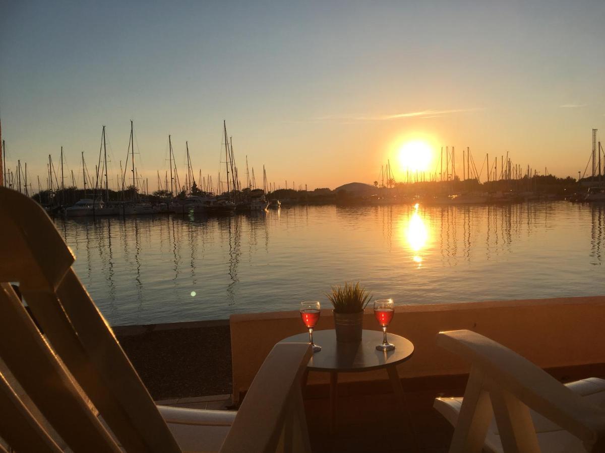 Studio - Les Pieds Dans L'Eau Agreable En Toutes Saisons 4 Couchages - Climatisation - Parking Prive - Piscine Sur Mer - Vue Magnifique Et Rare - Situation Optimum - Les Argonautes - Ile Des Pecheurs - Cap D'אגדה מראה חיצוני תמונה