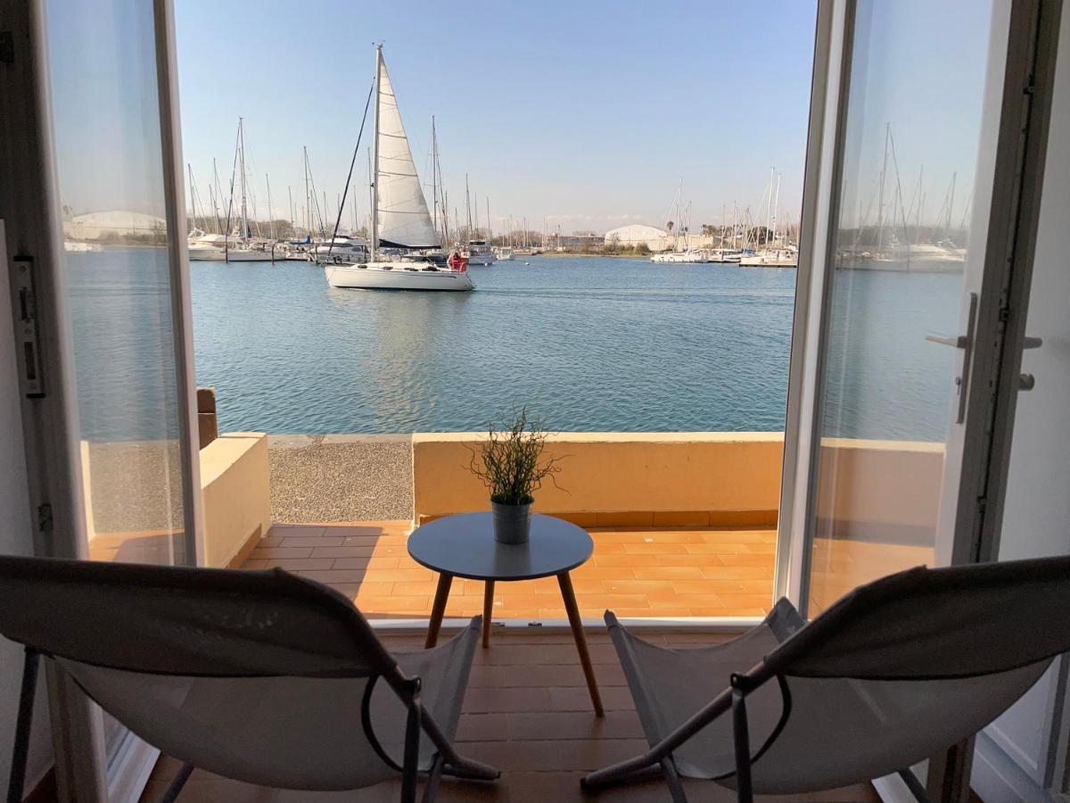 Studio - Les Pieds Dans L'Eau Agreable En Toutes Saisons 4 Couchages - Climatisation - Parking Prive - Piscine Sur Mer - Vue Magnifique Et Rare - Situation Optimum - Les Argonautes - Ile Des Pecheurs - Cap D'אגדה מראה חיצוני תמונה