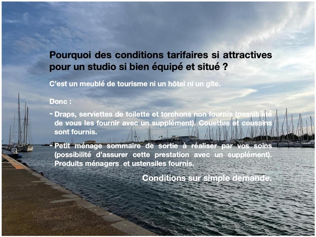 Studio - Les Pieds Dans L'Eau Agreable En Toutes Saisons 4 Couchages - Climatisation - Parking Prive - Piscine Sur Mer - Vue Magnifique Et Rare - Situation Optimum - Les Argonautes - Ile Des Pecheurs - Cap D'אגדה מראה חיצוני תמונה
