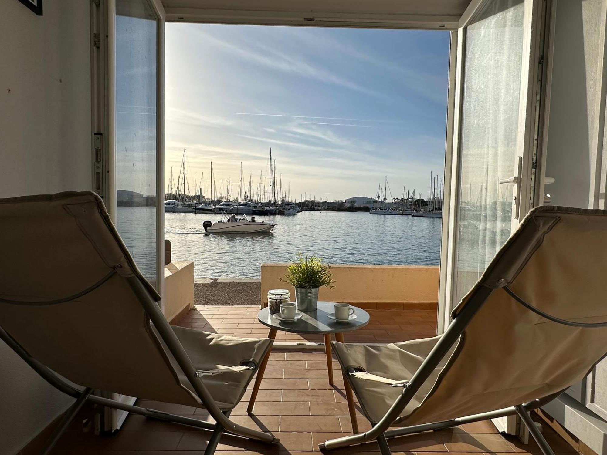 Studio - Les Pieds Dans L'Eau Agreable En Toutes Saisons 4 Couchages - Climatisation - Parking Prive - Piscine Sur Mer - Vue Magnifique Et Rare - Situation Optimum - Les Argonautes - Ile Des Pecheurs - Cap D'אגדה מראה חיצוני תמונה